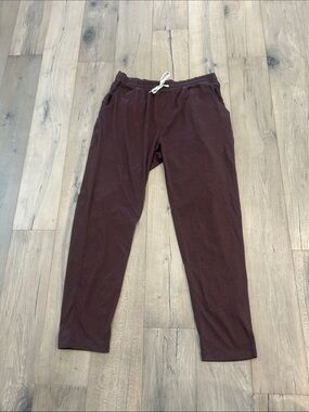 Men's Casual Drawstring Jogger Vuori Pants - Dark Brown